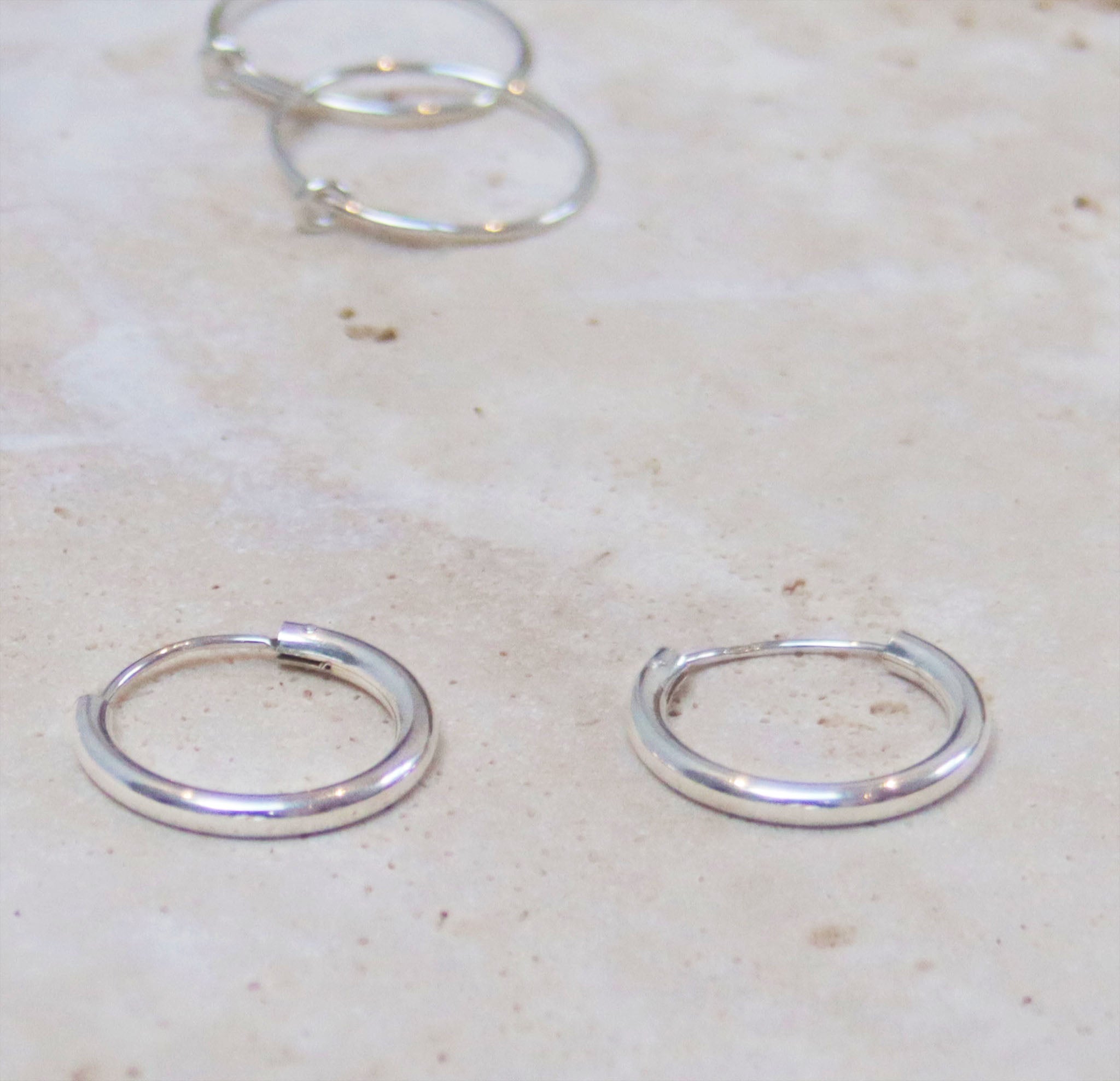 Silver Hoop Earrings