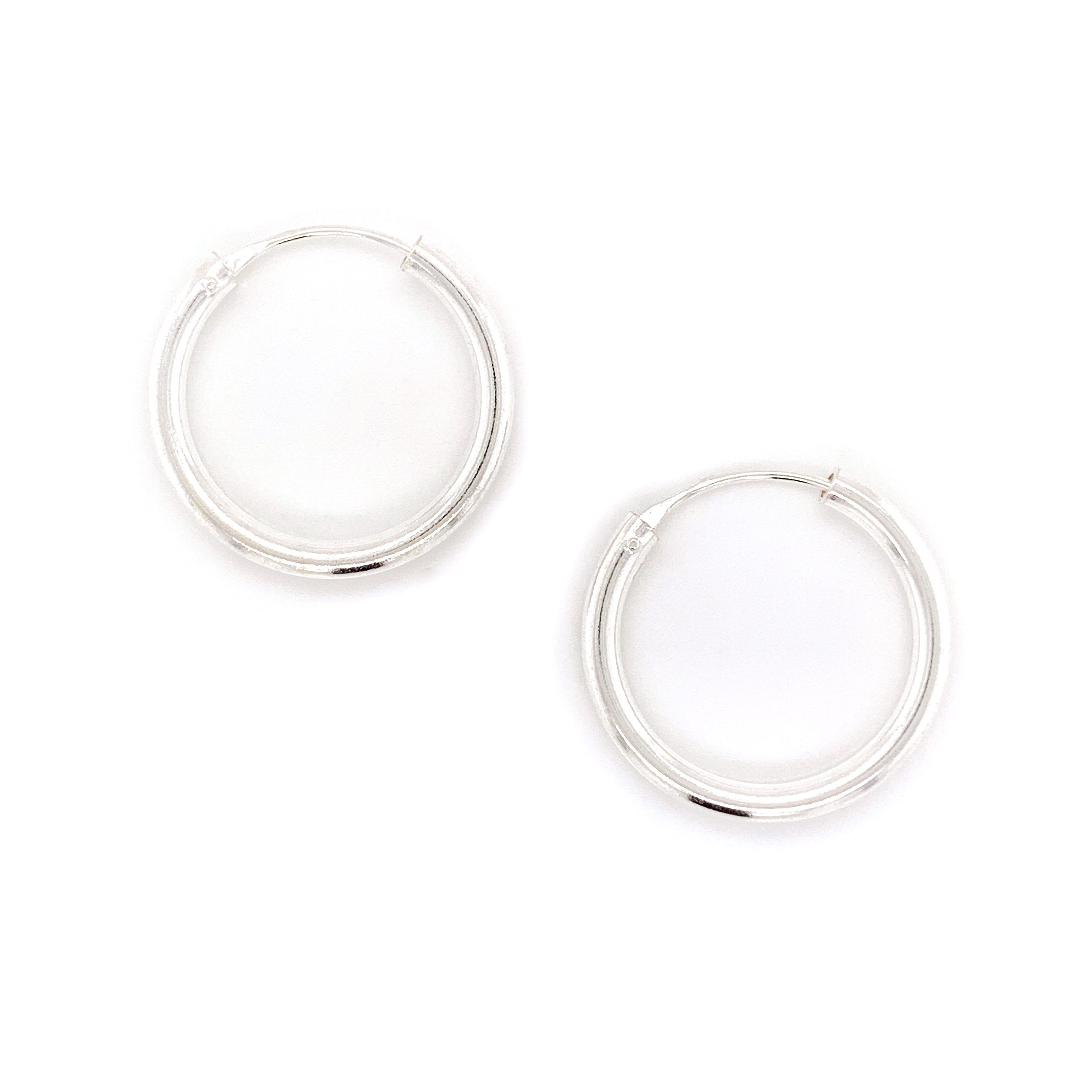 Sterling Silver Endless Hoops