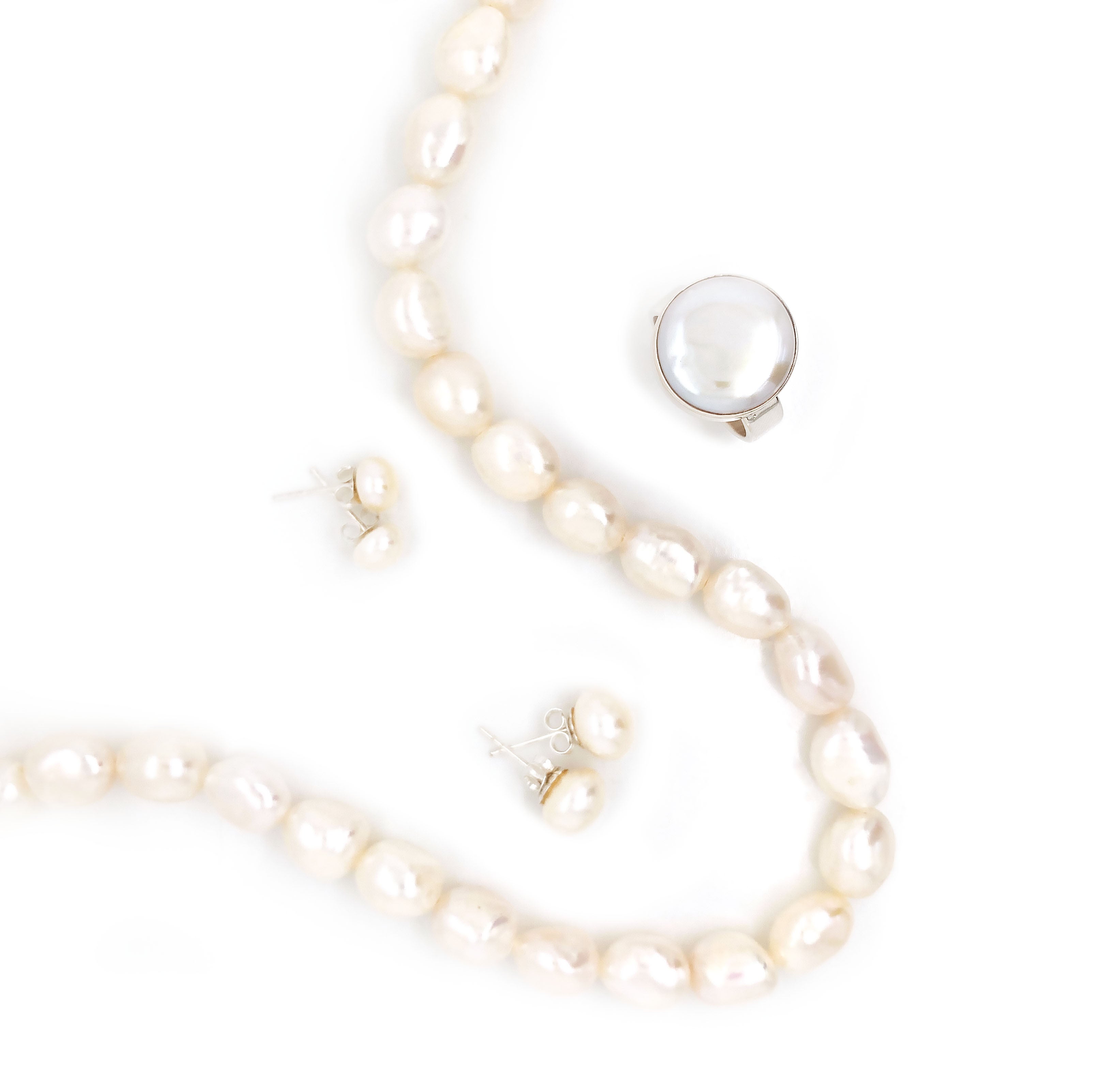 Freshwater Pearl Ball Studs
