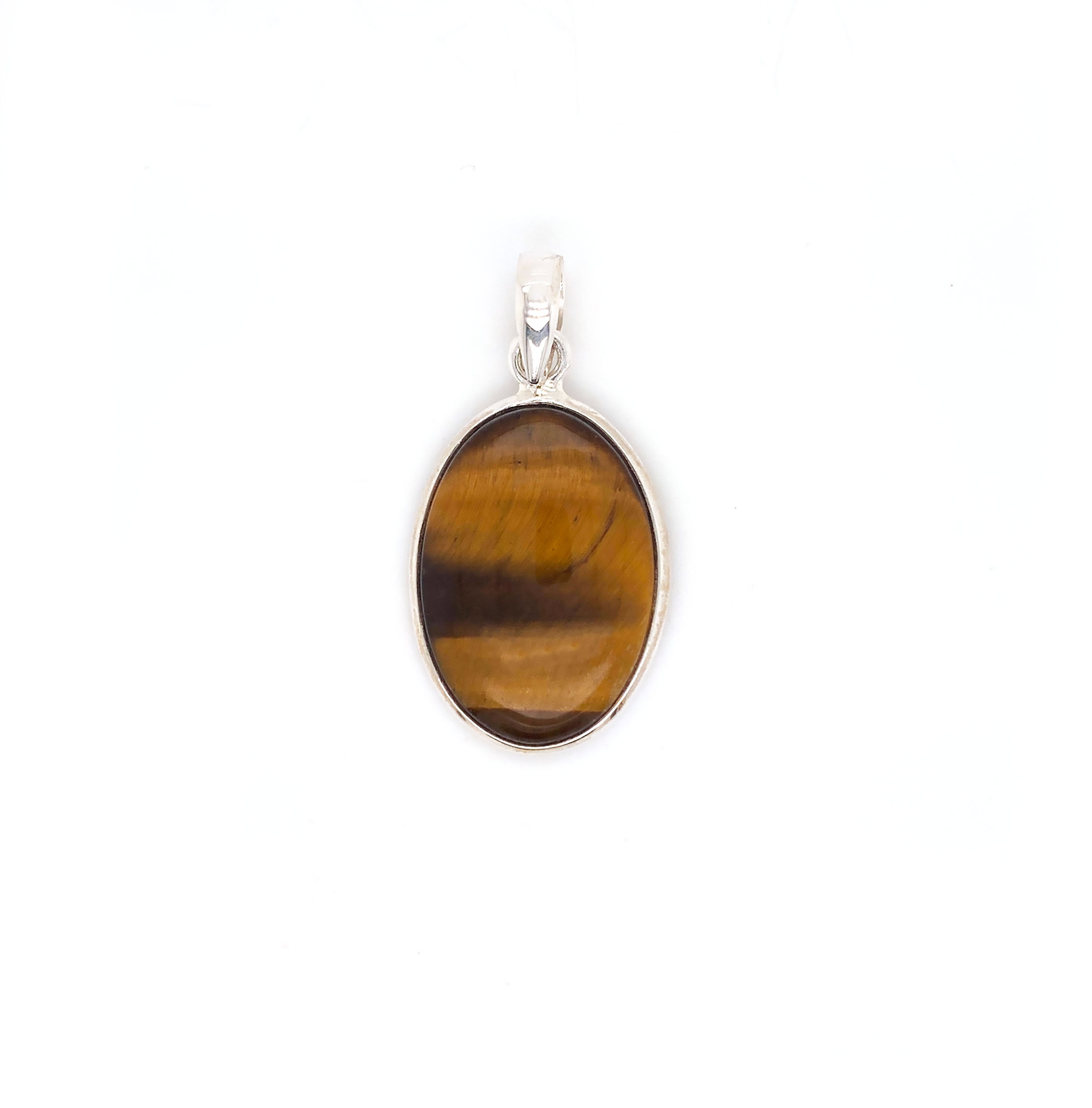 Silver Tiger Eye Pendant