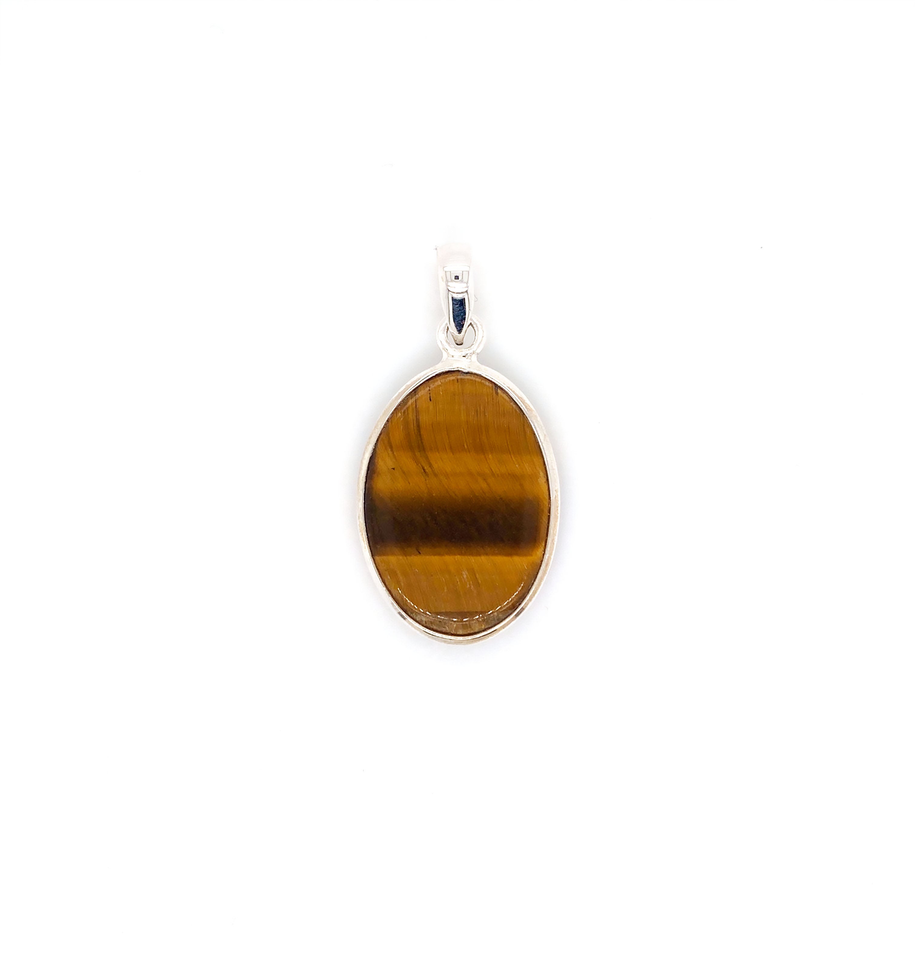 Silver Tiger Eye Pendant