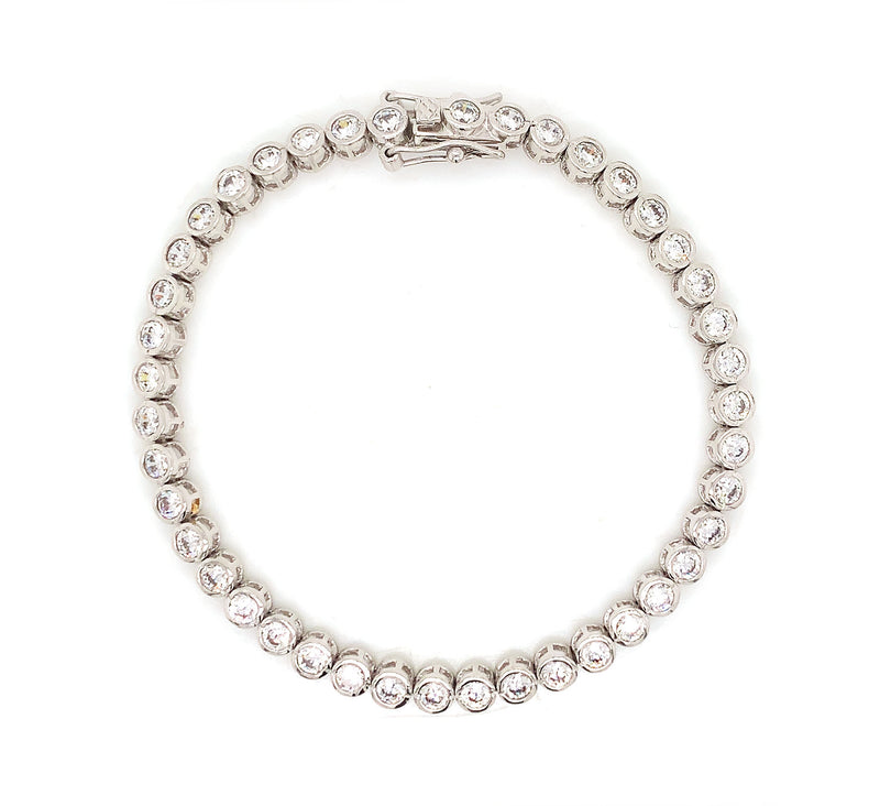 Silver Tennis Bracelet