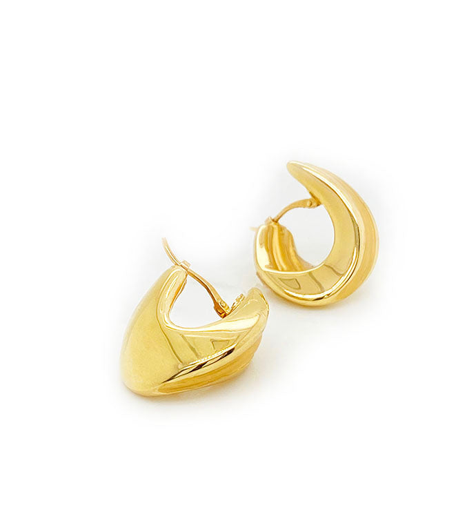 18ct Yellow Gold Clip Earrings