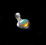 Silver Ethiopian Opal Pendant