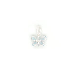 Aquamarine Butterfly Pendant