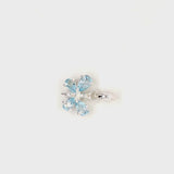 Aquamarine Butterfly Pendant