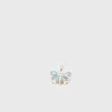 Aquamarine Butterfly Pendant