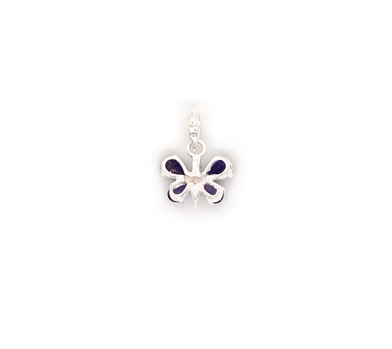 Iolite Butterfly Pendant